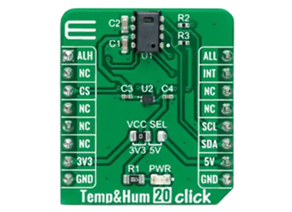 Mikroe Temp & Hum 20 click的介绍、特性、及应用