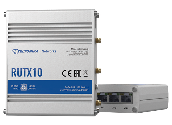Teltonika RUTX10企业路由器的介绍、特性、及应用