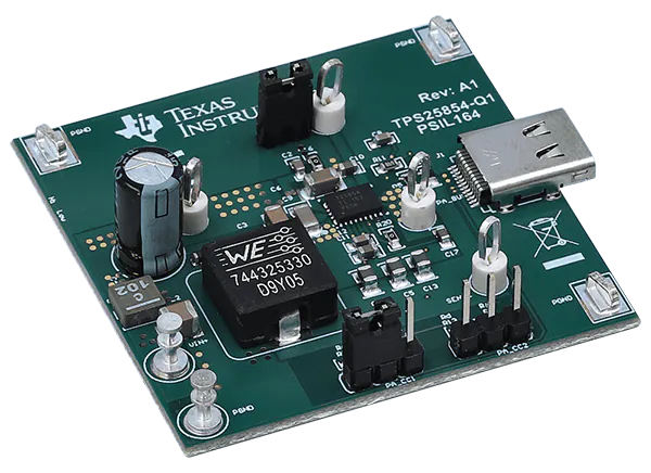 德州仪器TPS25854Q1EVM-164控制器评估模块的介绍、特性、及应用