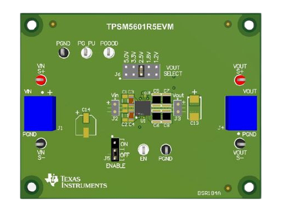 德州仪器TPSM5601R5EVM/TPSM5601R5SEVM EVM的介绍、特性、及应用
