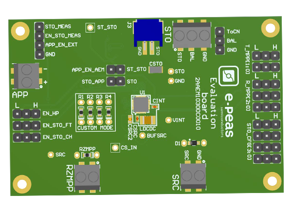 e-peas EVK10300评估板(2AAEM10300C0011)的介绍、特性、及应用