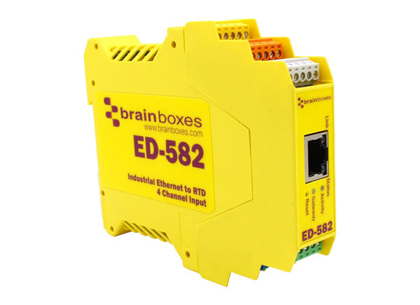 Brainboxes ED-582以太网到RTD远程IO模块的介绍、特性、及应用
