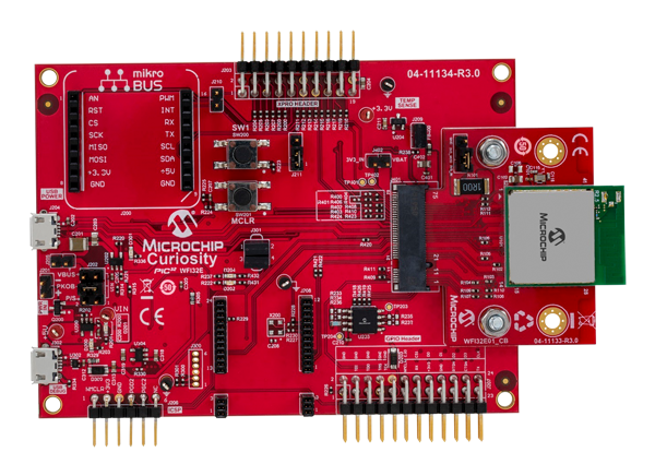 Microchip Technology PIC32 WFI32E Curiosity Board (EV12F11A)的介绍、特性、及应用