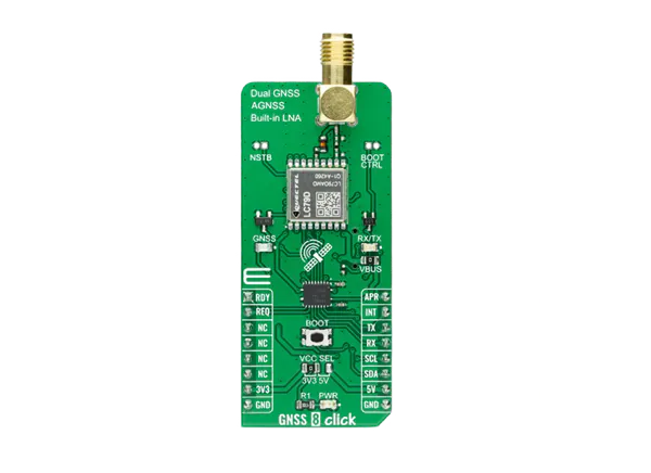 Mikroe GNSS 8单击的介绍、特性、及应用