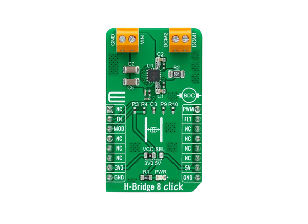 Mikroe H-Bridge 8 click的介绍、特性、及应用