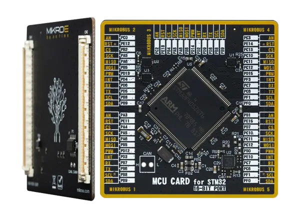 Mikroe MCU card for STM32 STM32F405ZG的介绍、特性、及应用