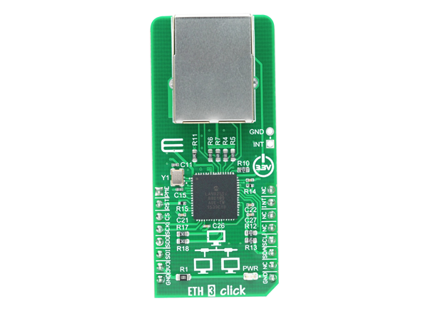 Mikroe ETH 3 click的介绍、特性、及应用