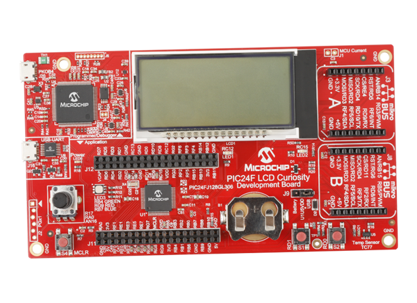 Microchip Technology PIC24F LCD Curiosity Development Board (DM240017)的介绍、特性、及应用