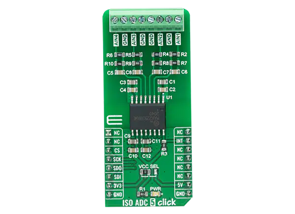 Mikroe ISO ADC 5 click的介绍、特性、及应用