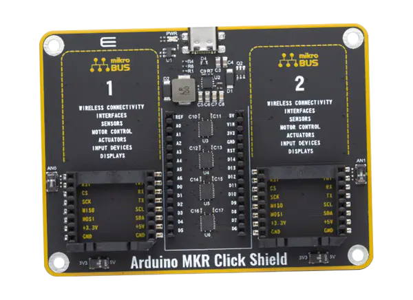 Mikroe Arduino MKR Click Shield的介绍、特性、及应用