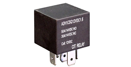 CIT Relay and Switch A2H系列50a汽车继电器的介绍、特性、及应用