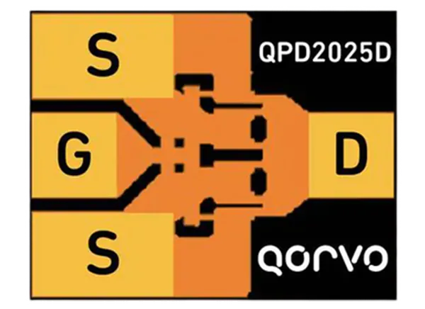 Qorvo QPD2025D 250um分立GaAs pHEMT模的介绍、特性、及应用