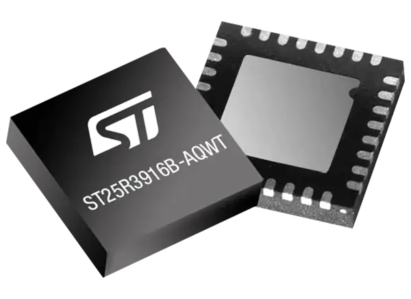 STMicroelectronics ST25R3916B/17B NFC读取器的介绍、特性、及应用