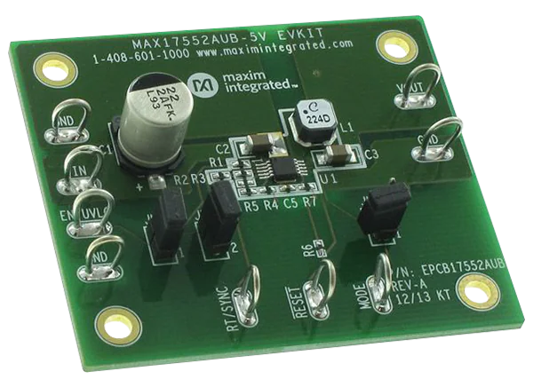 Maxim Integrated MAX17552x评估套件的介绍、特性、及应用