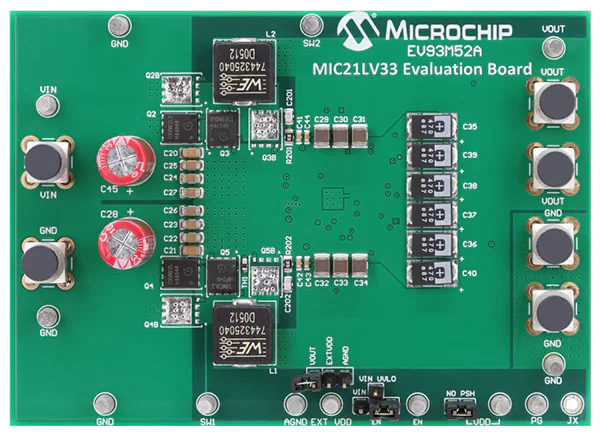 Microchip Technology EV93M52A MIC21LV33评估板的介绍、特性、及应用