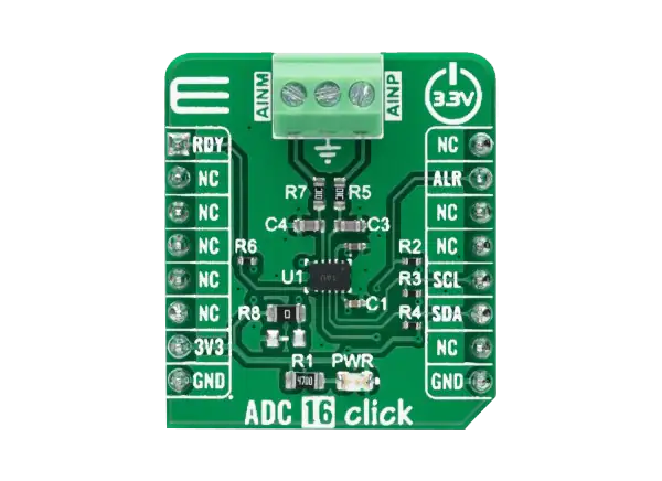 Mikroe ADC 16单击的介绍、特性、及应用