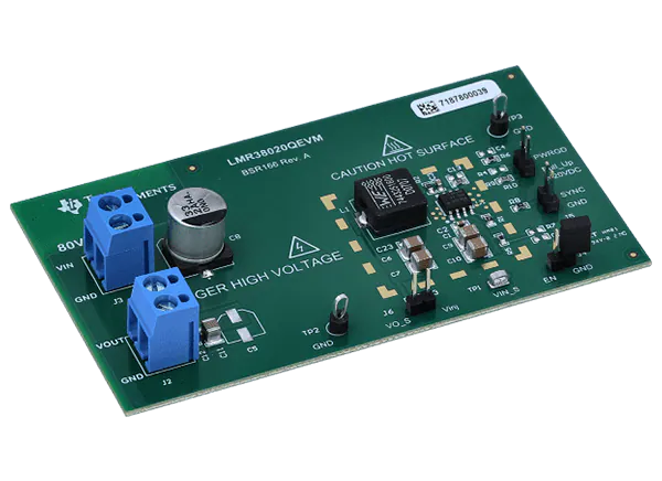 LM38020QEVM转换器评估模块(EVM)的介绍、特性、及应用