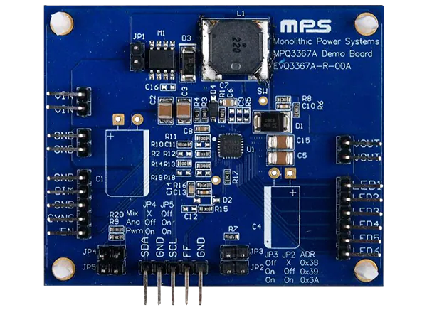 单片电力系统(MPS) EVQ3367A评估板的介绍、特性、及应用