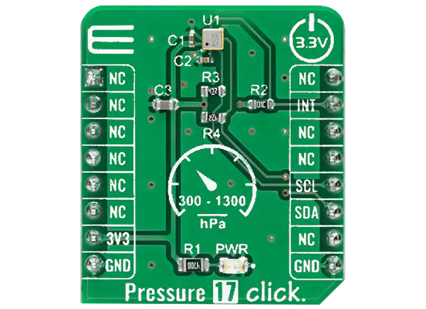 Mikroe Pressure 17 click的介绍、特性、及应用
