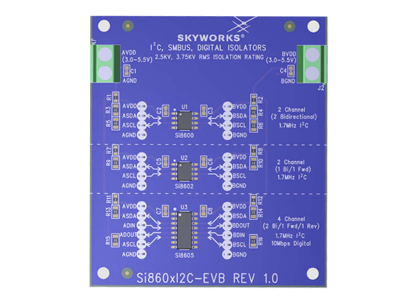 Skyworks解决方案公司。SI860xI2C-KIT评估工具的介绍、特性、及应用