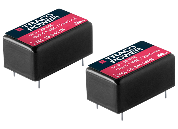 TRACO Power TEL 15N & TEL 15WIN转换器的介绍、特性、及应用