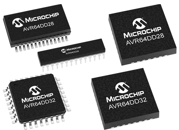 Microchip Technology AVR64DD 8位微控制器的介绍、特性、及应用
