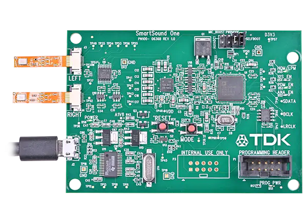 TDK InvenSense SmartSound One MEMS麦克风评估模块的介绍、特性、及应用