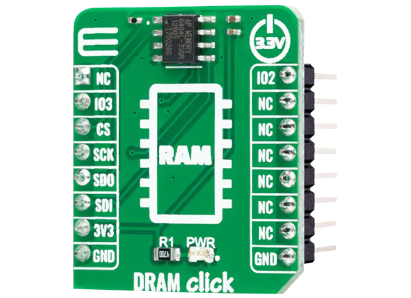 Mikroe DRAM单击的介绍、特性、及应用