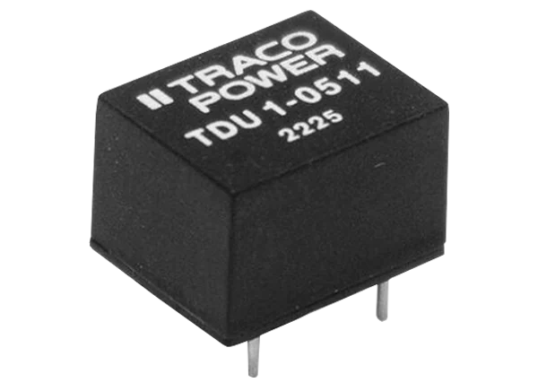 TRACO电源TDU 1 1W DC/DC转换器的介绍、特性、及应用
