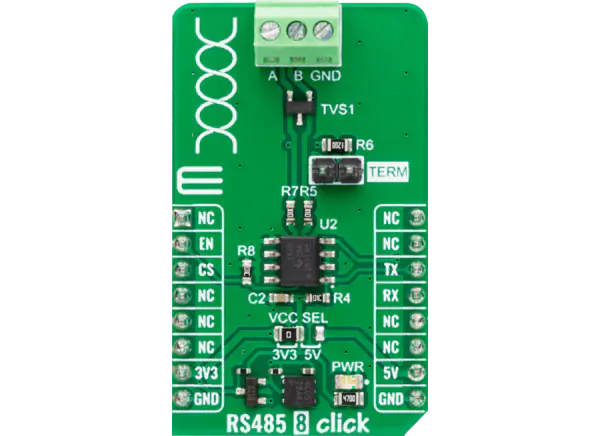 Mikroe mikoe -5752 RS485 8单击的介绍、特性、及应用