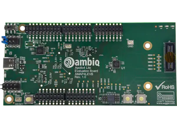Ambiq Apollo4 Lite评估板的介绍、特性、及应用