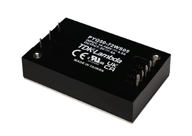 TDK-Lambda PYQ50 30W至50W单输出DC-DC转换器的介绍、特性、及应用
