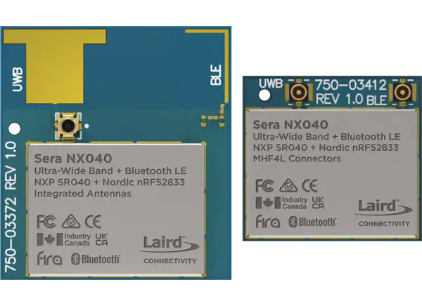 Laird Connectivity Sera NX040超宽带和蓝牙 LE模块的介绍、特性、及应用
