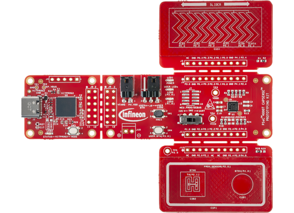 英飞凌科技CY8CPROTO-040T PSoC 4000T CAPSENSE 套件的介绍、特性、及应用