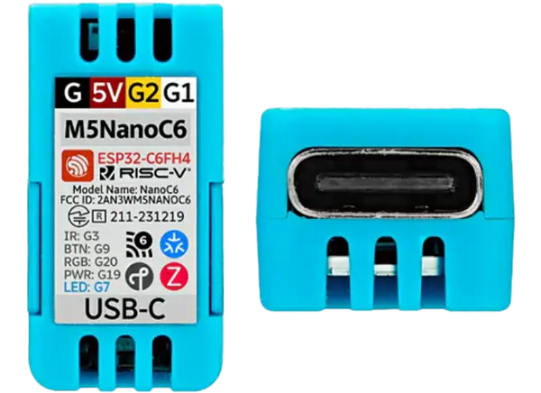 M5Stack M5NanoC6板的介绍、特性、及应用
