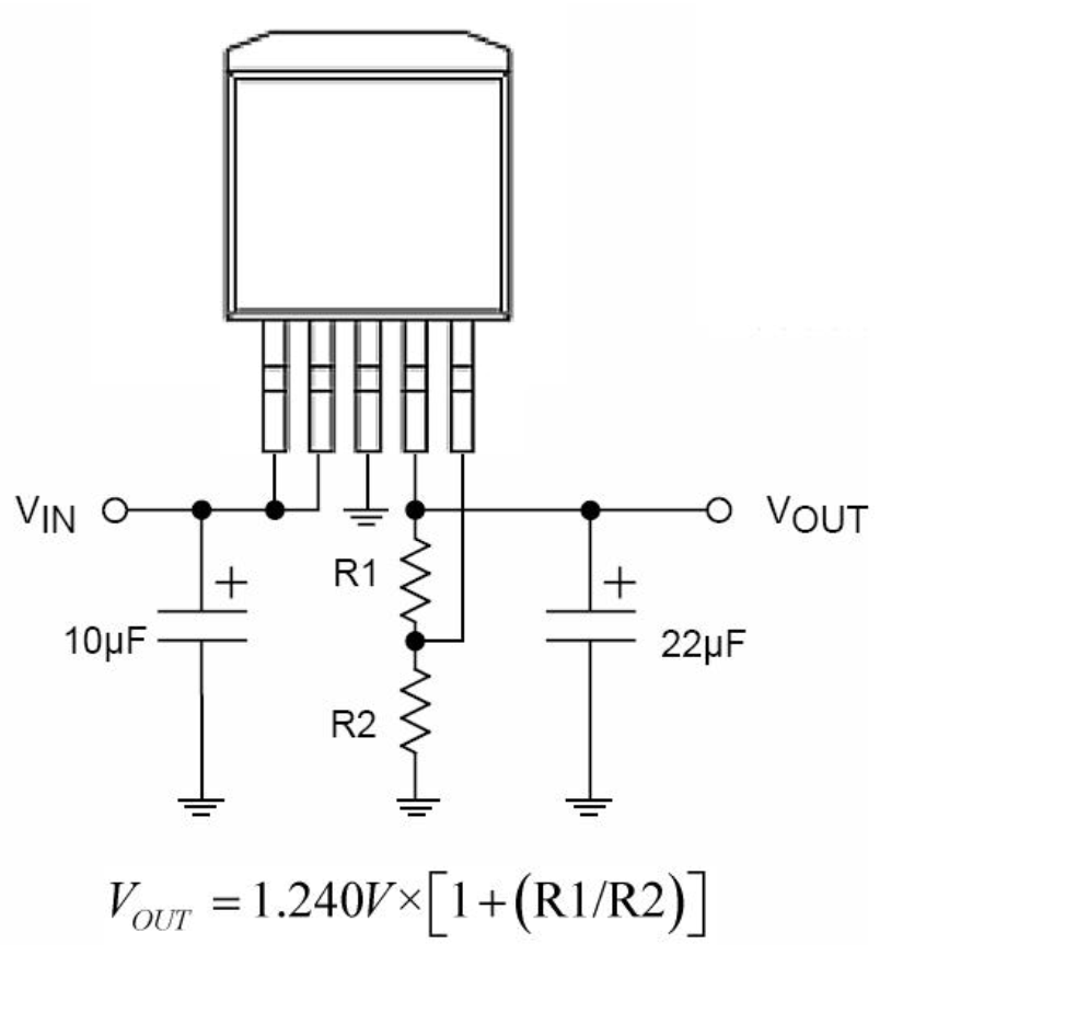 D2652：高压、大电流、高精度和低电压差特点的线性稳压电路