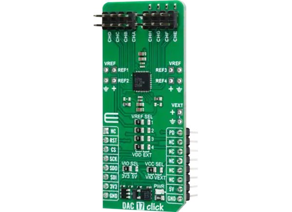 Mikroe mikoe -6059 DAC 17单击的介绍、特性、及应用