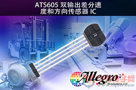 Allegro推出针对旋转位置感应应用的新型传感器IC ATS605