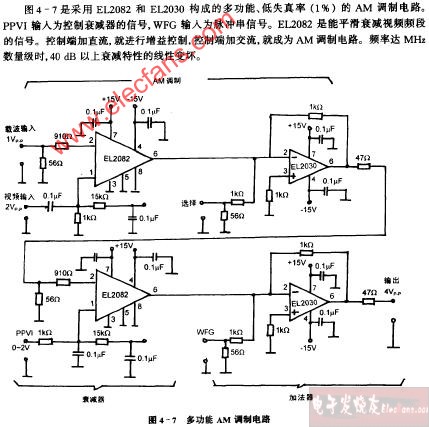 多功能AM调制电路图