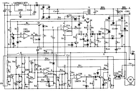LM324的直流电动机调速器