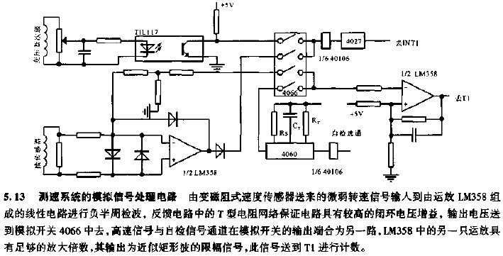 测速系统的模拟信号处理电路