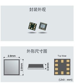 单芯片光学式近接传感器+数字照度传感器IC