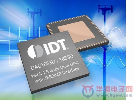 IDT发布业界首款低功率双通道数模转换器