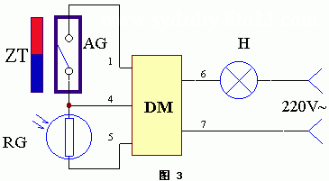 磁控电路图工作原理