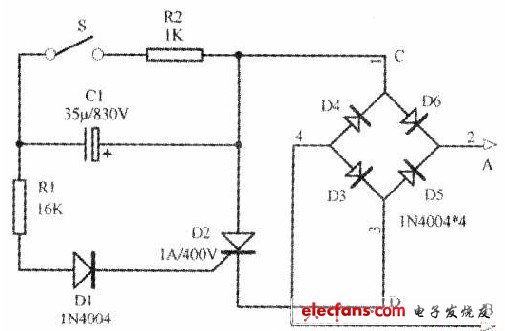 实用的自动延时照明开关电路