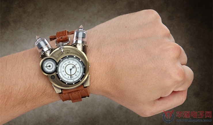 需要上发条的Tesla Watch蒸汽朋克手表问世