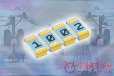 Vishay发布适用航空应用的高精度薄膜SMD环绕片式电阻阵列
