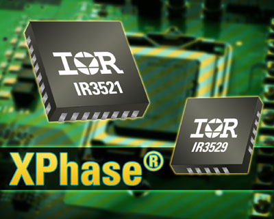 IR推出IR3521及IR3529 XPhase芯片组解决方案