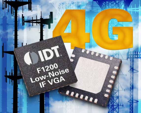 IDT推出数字控制中频可变增益放大器IDT F1200