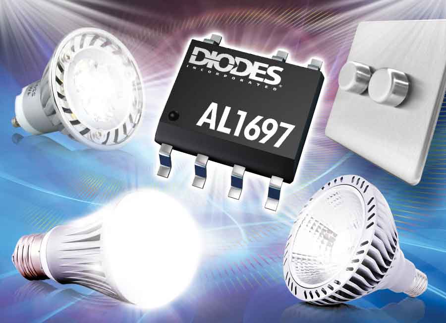 Diodes推出AL1697完善可调光LED照明应用
